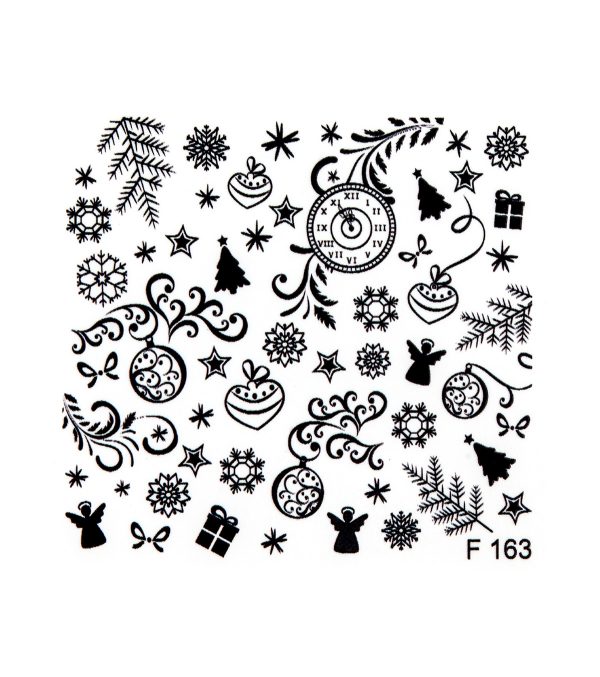 Water decals - calcomanías para uñas Christmas 2020