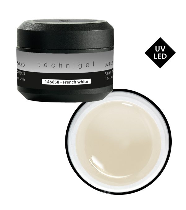 Gel UV de construcción duro French white 15g