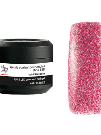 Gel UV&LED color para uñas scintillant rose 5g