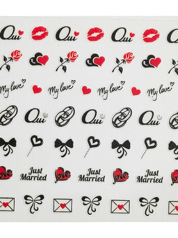 Adornos adhesivos para uñas Wedding