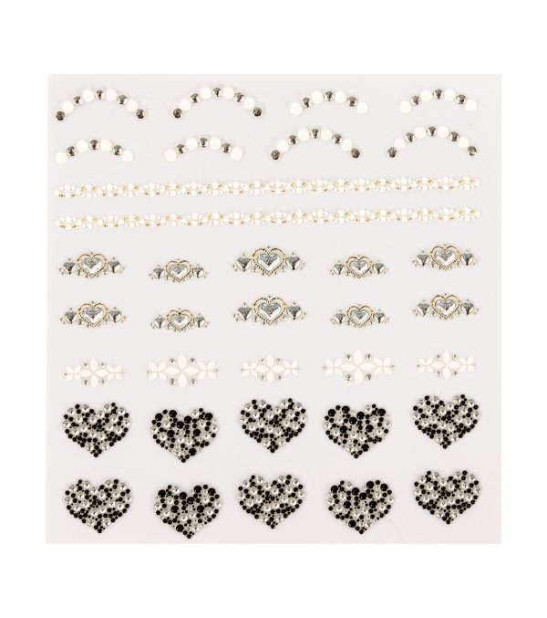 Adornos adhesives para uñas jewel
