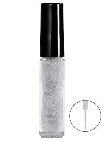Esmalte de uñas nail art - pailleté argent