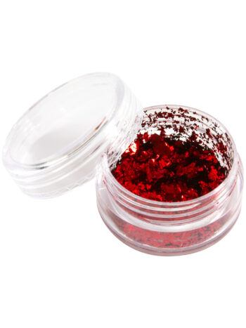 Glitter flakes para uñas red -1g