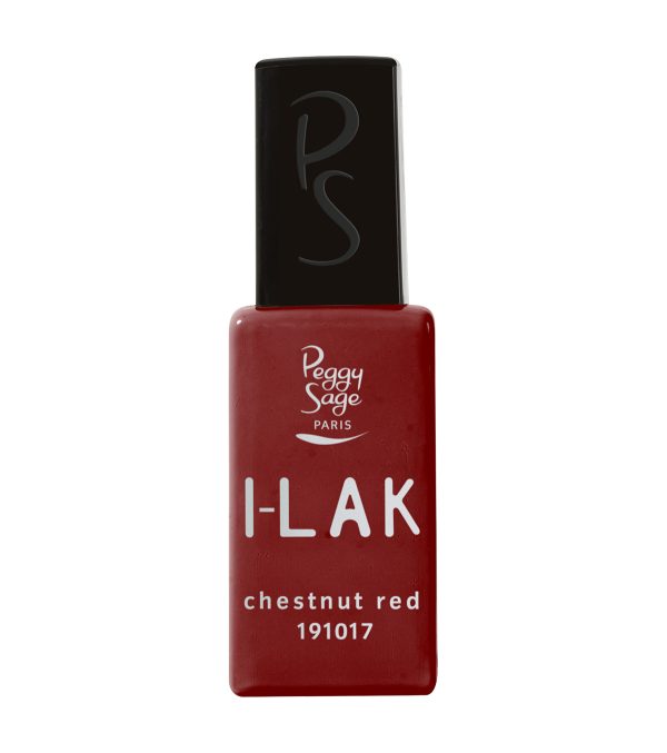 I-lAK soak off gel polish chestnut red  11 ml