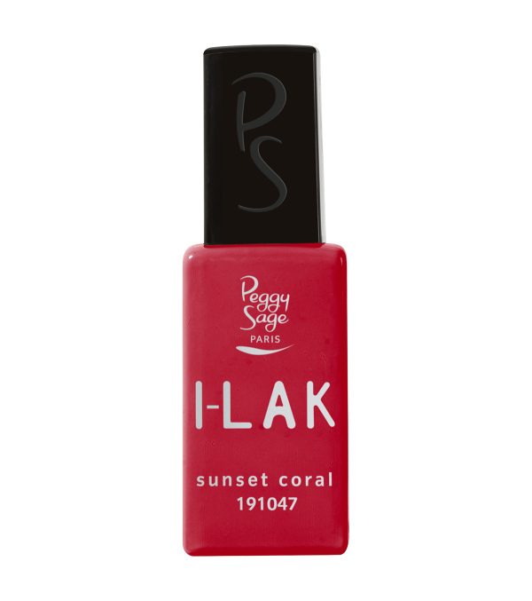 I-lAK soak off gel polish sunset coral  - 11ml