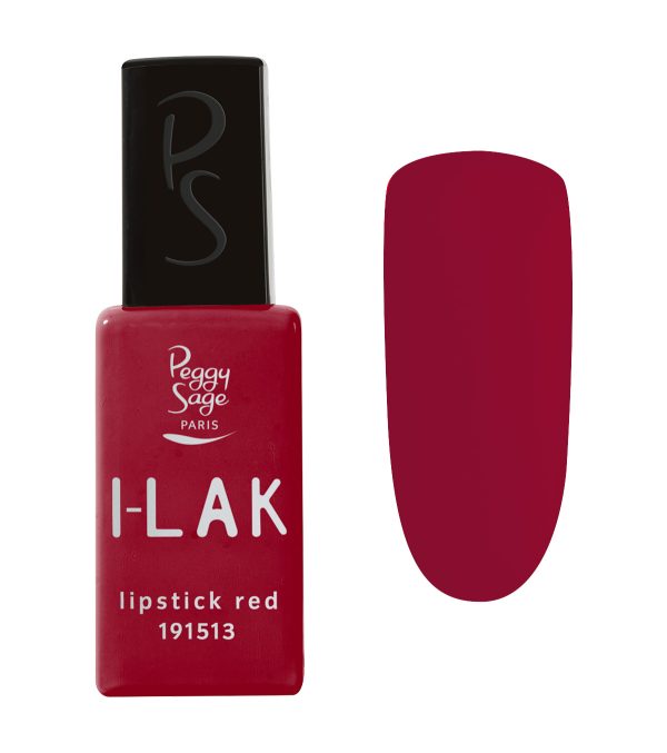 I-lAK soak off gel polish lipstick red  - 11ml