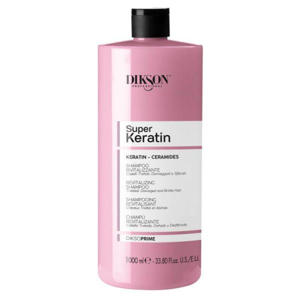 DIKSOPRIME Champú Revitalizante con Keratina (vegetal) y Ceramidas 1000 ML