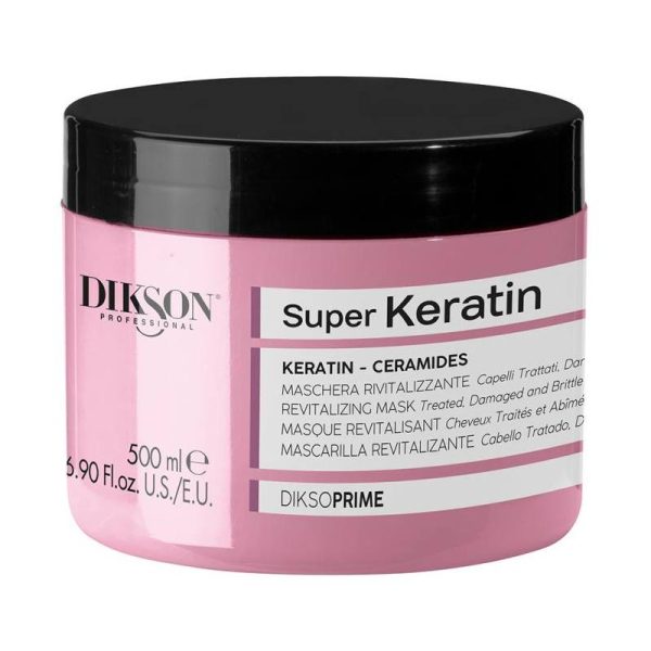 DIKSOPRIME Mascarilla Revitalizante con Keratina (vegetal) y Ceramidas 500 ML