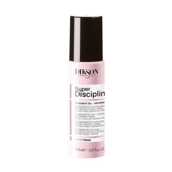 DIKSOPRIME Spray Termoprotector Anticrespo pera plancha y secador con Aceite de Coco y Arginina 150