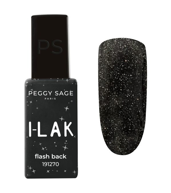 I-LAK soak off gel polish – FLASH BLACK