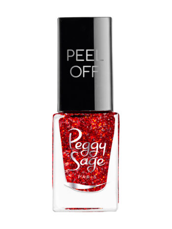 Esmalte peel off red glitter 5155 - 5ml