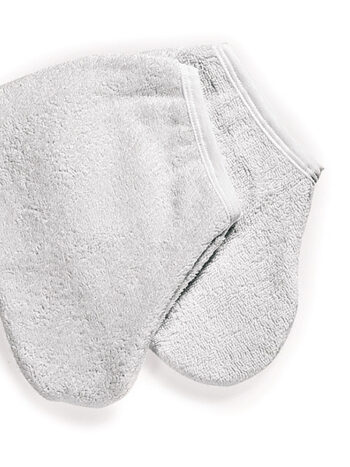 Par de guantes de toalla para los pies