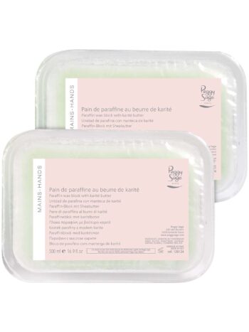 Lote de 2 bloques de parafina con manteca de karité