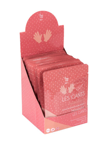 Expositor 15 guantes hidratantes