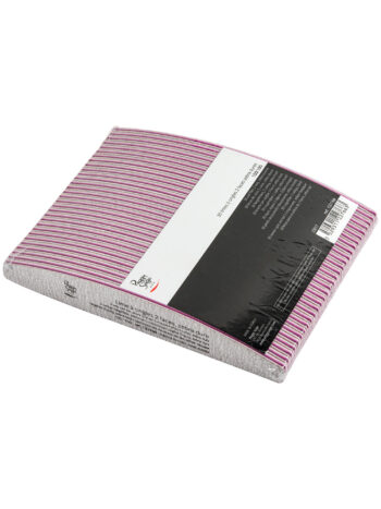 Lote 30 limas para uñas 2 caras, zebra dura 100/100