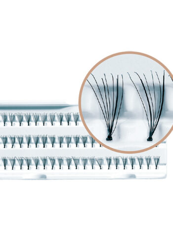 60 pestañas postizas individuales profesionales - flare 13 mm