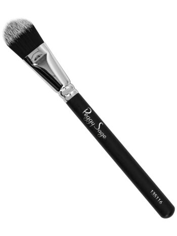 Pincel base de maquillaje - plano y redondeado - 21 mm