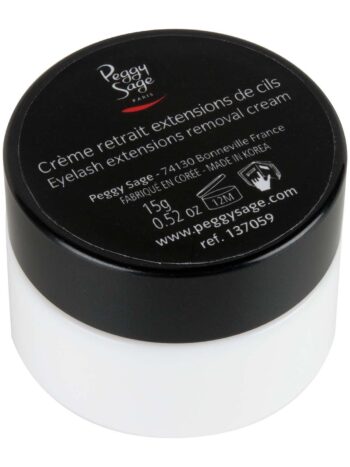 Crema para retirar extensiones de pestañas 15g