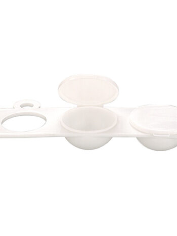 Triple vaso de plástico