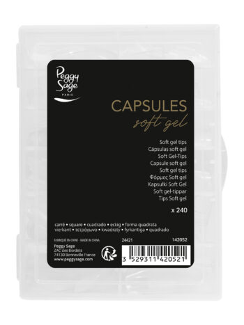 Cápsulas Soft gel - cuadrado 240 uds