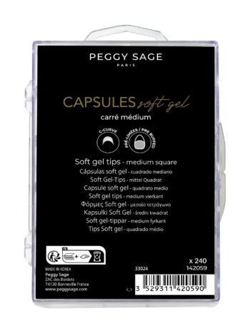 Cápsulas soft gel x240 - cuadrado mediano