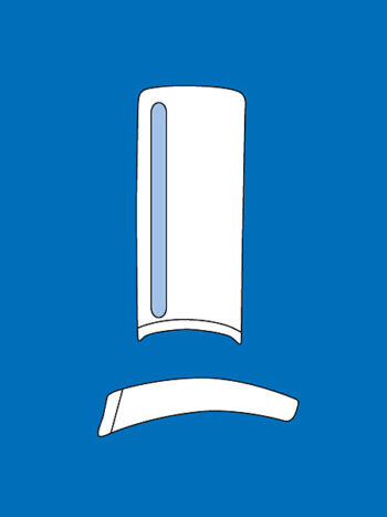 50 cápsulas profesionales French cuadradas