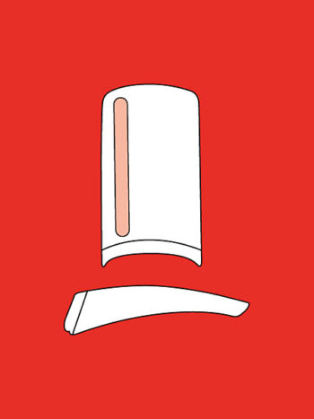 Cuadradas transparentes x 100