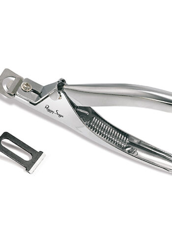 Pinza guillotina para cápsulas