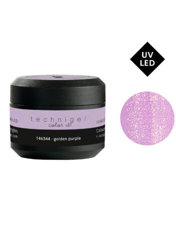 Gel UV/LED color para uñas Golden Purple 5 g