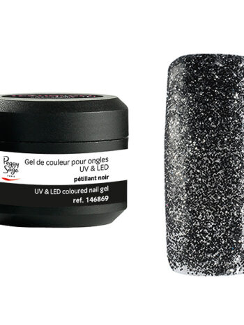 Gel UV&LED color para uñas pétillant noir 5g