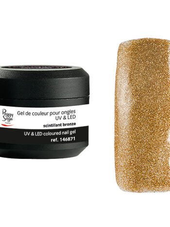 Gel UV/LED color para uñas scintillant bronze 5 g