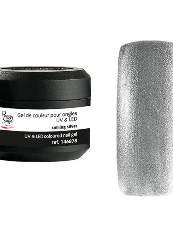 Gel UV&LEDcolor para uñas smiling silver 5g