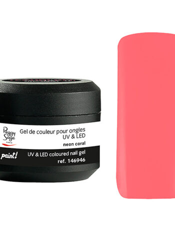 Gel de color UV/LED Technigel Color It Paint - neon coral