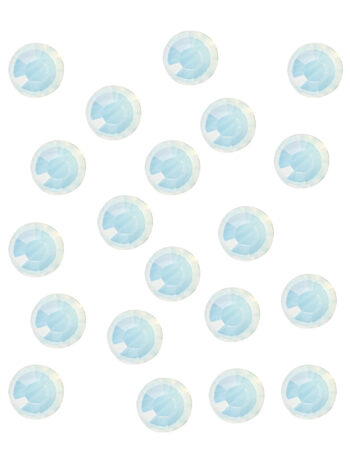 20 strass para uñas white opal SS5