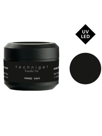Gel UV/LED para uñas transfer foil - black