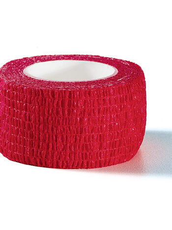 Cinta autoadhesible roja