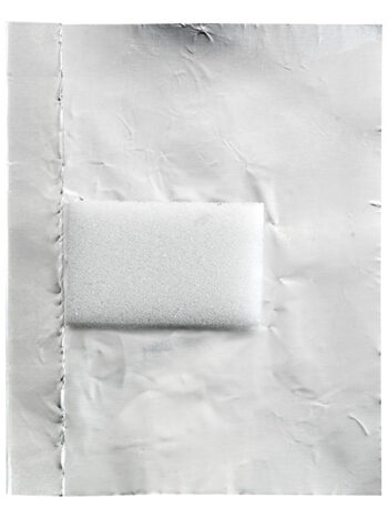 100 Hojas de aluminio con compresa integrada