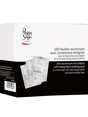 250 Hojas de aluminio con compresa integrada