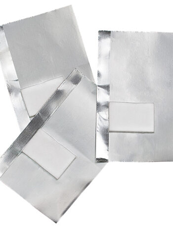 50 Hojas de aluminio con compresa integrada