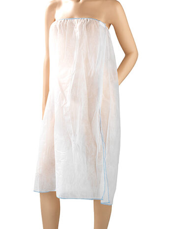 Pareo desechable. Blanco