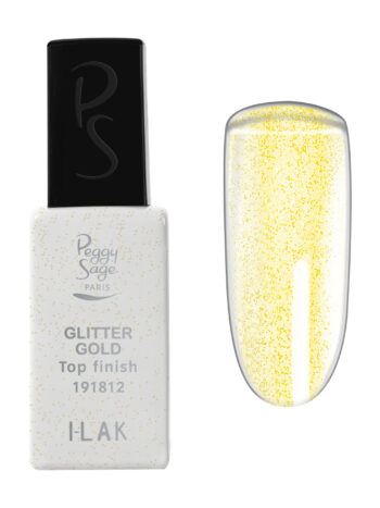 Acabado semipermanente I-LAK TOP FINISH – glitter gold