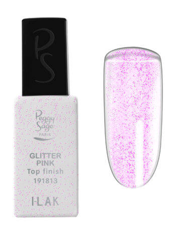 Acabado semipermanente I-LAK TOP FINISH – glitter rose