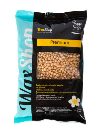 Perlas de cera depilatoria caliente - desechable, sin banda - monoi