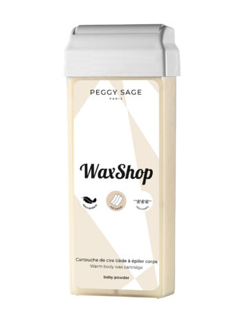 Cartucho de cera tibia de depilar para el cuerpo WAXSHOP – baby powder