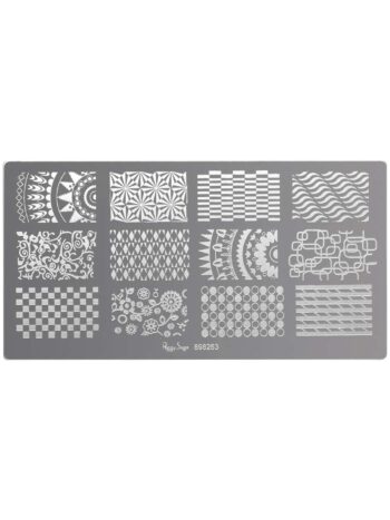 Placa de stamping nail art