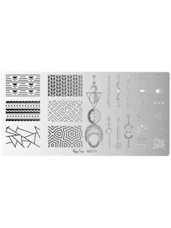 Placa de stamping nail art - Geometric