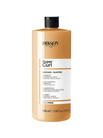 DIKSOPRIME Champú Curl Control con Aguacate y Elastina 1000 ML