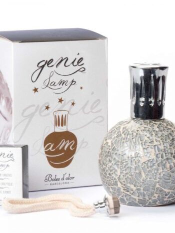 GENIE LAMP SPHERE MOSAIC BLANCO