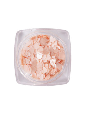 Confeti en forma de corazón - girly pink