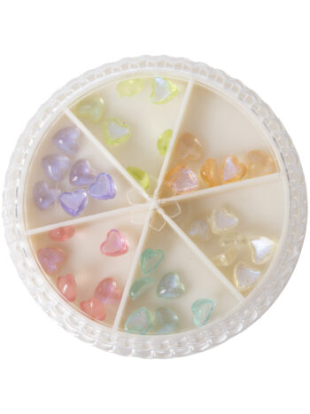 Diseño de corazón para uñas